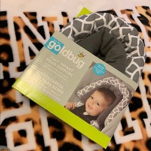 GoldBug infant 2in1 head support